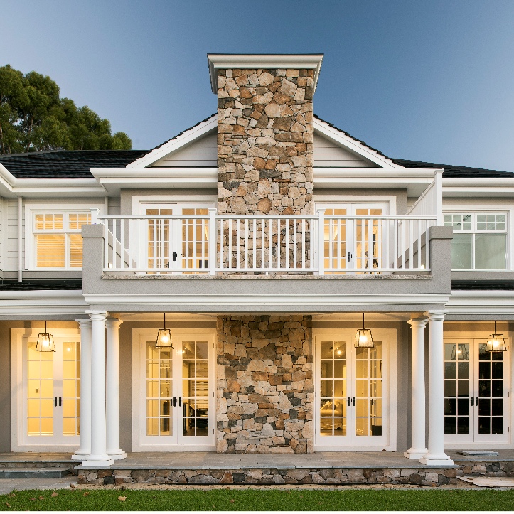 Custom timber doors and windows with glazing bars