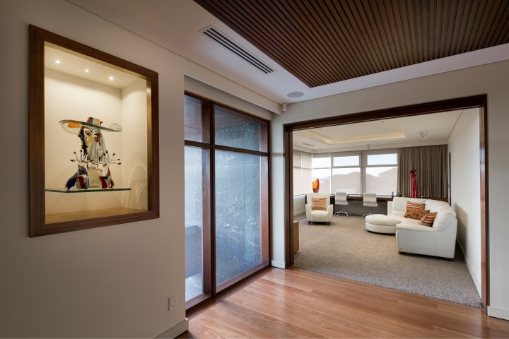 Cavity sliding door Cedar West internal
