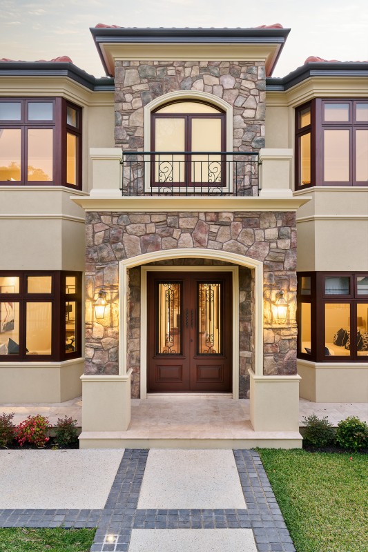 Chatsworth door grand entrance Cedar West