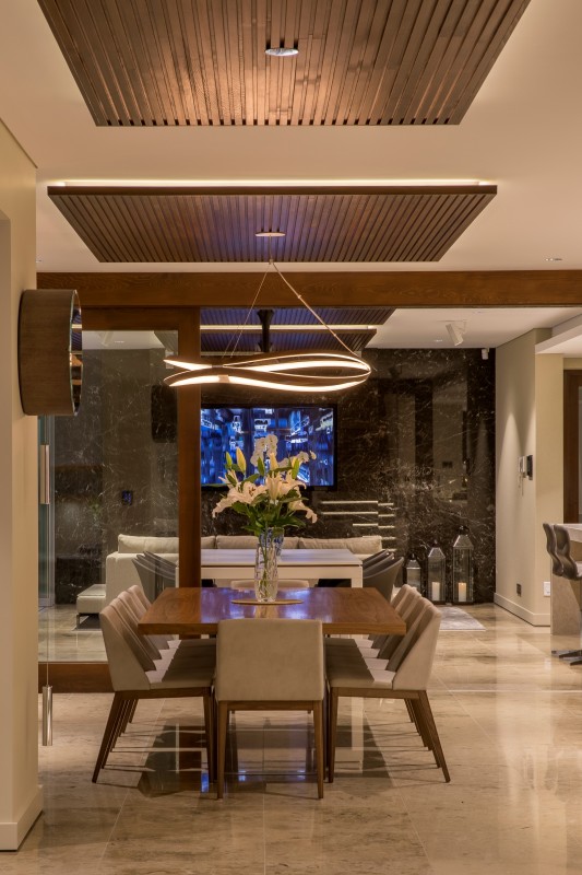 Squarestyle feature ceiling lights above Cedar West