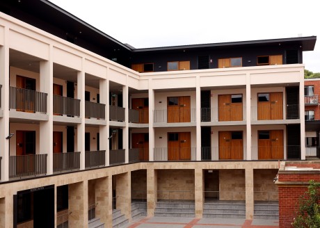 St Georges College new timber doors windows by Cedar West