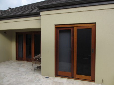 cedar sliding andover door