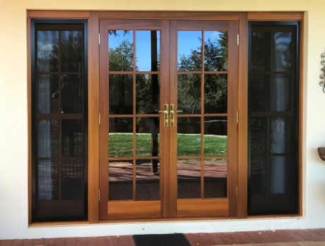 Cambridge timber door Cedar West