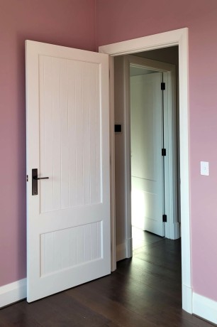 Chidlow timber door hinged tongue groove Cedar West