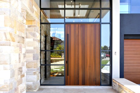 Grange door frame by owner