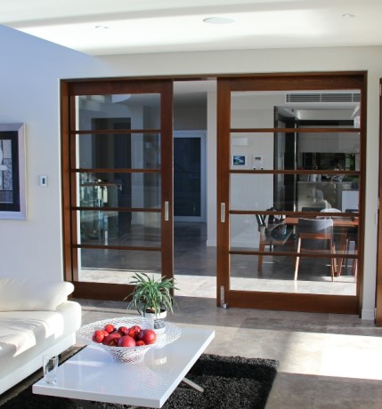 Internal cavity sliding timber door Manchester by Cedar West