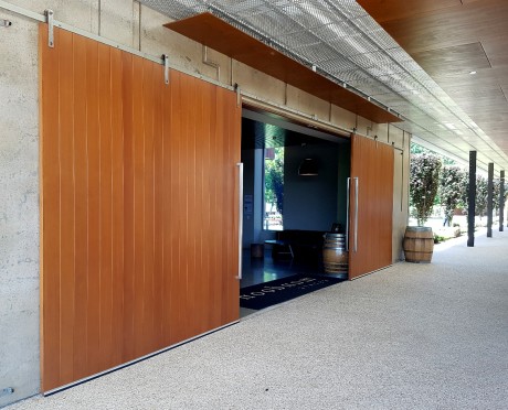 Mighton Sliding barn door rolling track Cedar West