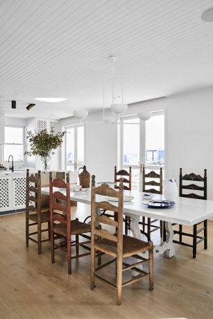 Salisbury doors dining area Cedar West 1