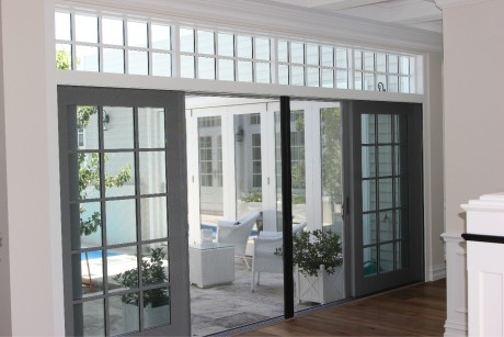 Sliding door flyscreens closed Cedar West