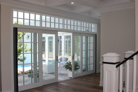 Sliding door flyscreens open Cedar West