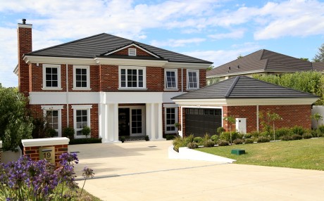 Spencer door white awning windows Cedar West