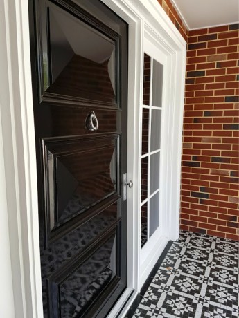 Spencer solid timber door Cedar West 1