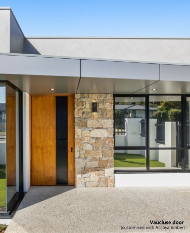 Vaucluse door Accoya timber metal handle Cedar West