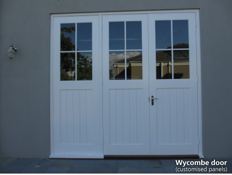 Wycombe door customised panel Cedar West