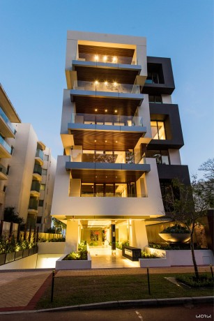 Flutestyle 40mm timber lining apartment Cedar West