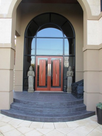 cedar timber door entry set side lite double sheffield distant