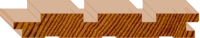 Squarestyle - 121.5 x 17mm (featuring 30.5mm battens)